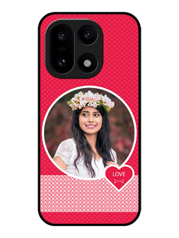 Custom OnePlus 15 5G Custom Glass Phone Case - Pink Color Pattern Design