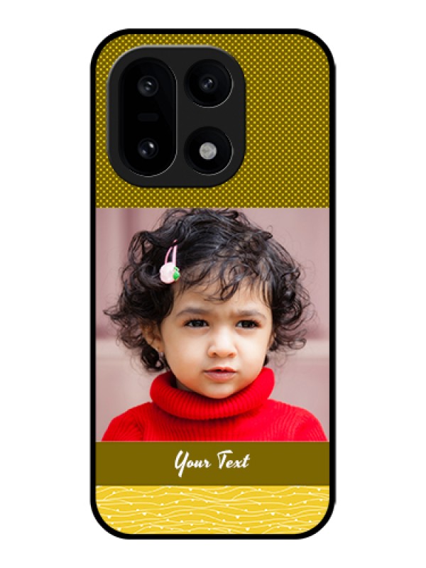 Custom OnePlus 15 5G Custom Glass Phone Case - Simple Green Color Design