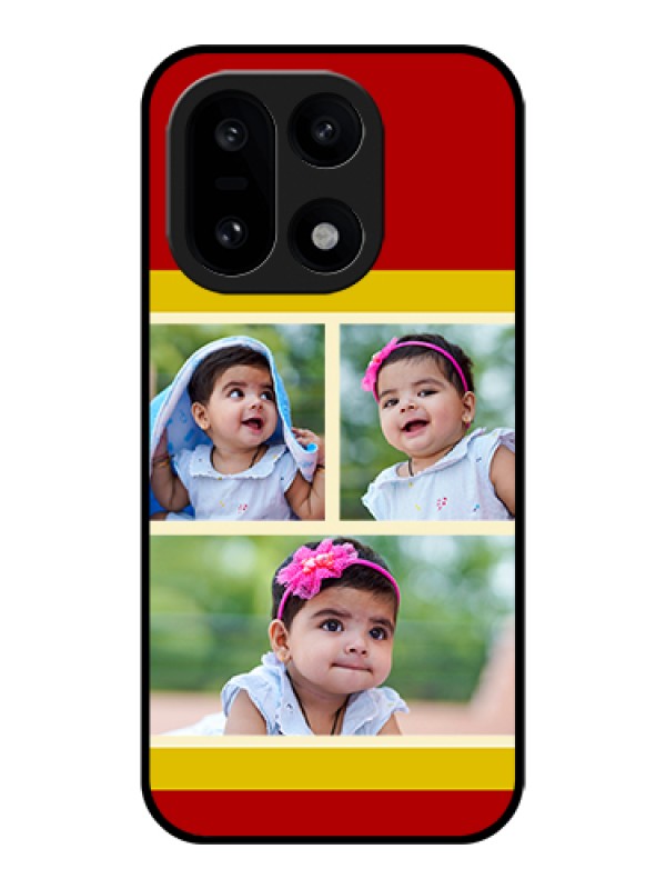 Custom OnePlus 15 5G Custom Glass Phone Case - Multiple Pic Upload Design