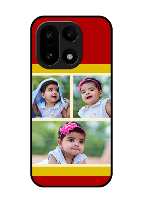 OnePlus 15 5G Custom Glass Phone Case - Multiple Pic Upload Design