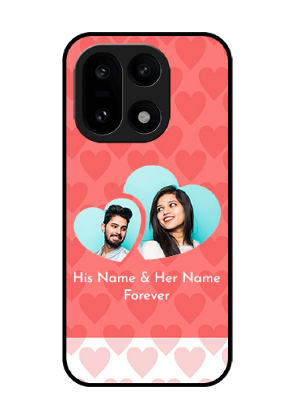 OnePlus 15 5G Custom Glass Phone Case - Couple Pic Upload Design