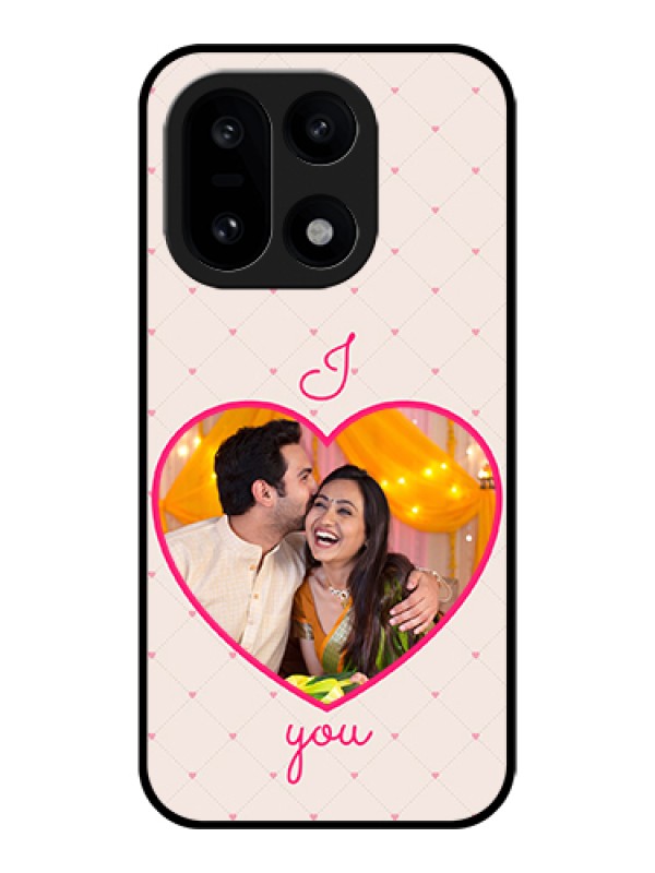 Custom OnePlus 15 5G Custom Glass Phone Case - Heart Shape Design