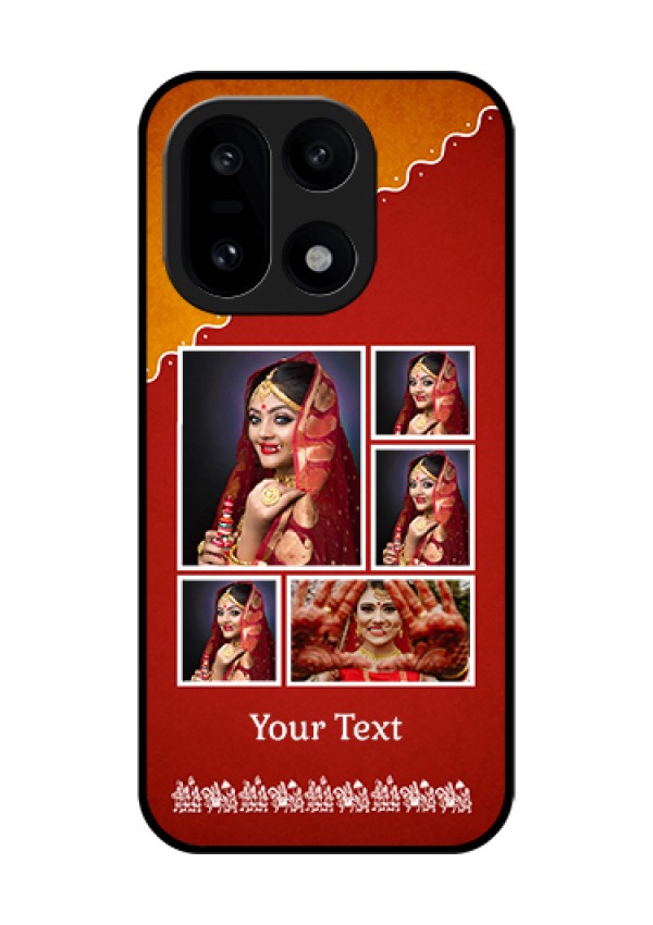 OnePlus 15 5G Custom Glass Phone Case - Wedding Pic Upload Design
