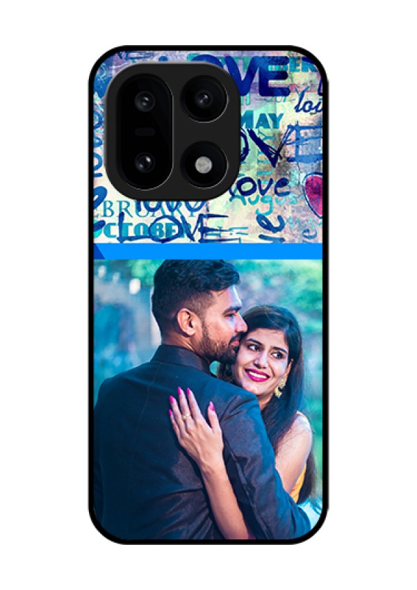 OnePlus 15 5G Custom Glass Phone Case - Colorful Love Design