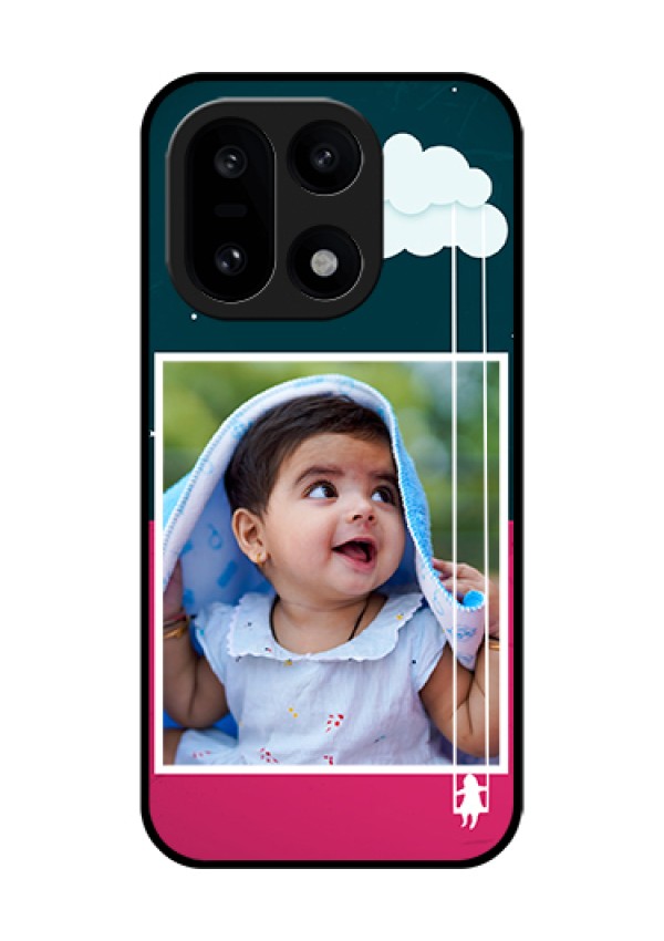 OnePlus 15 5G Custom Glass Phone Case - Cute Girl With Cloud Design