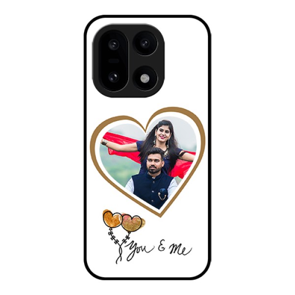 OnePlus 15 5G Custom Glass Phone Case - You & Me Design