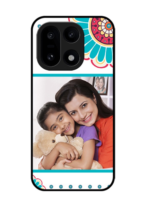 OnePlus 15 5G Custom Glass Phone Case - Flower Design