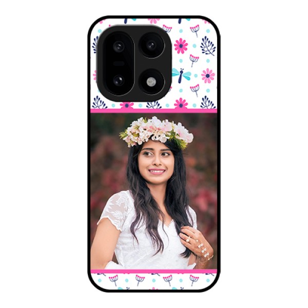 OnePlus 15 5G Custom Glass Phone Case - Colorful Flower Design OnePlus 15 5G Custom Glass Phone Case - Colorful Flower Design