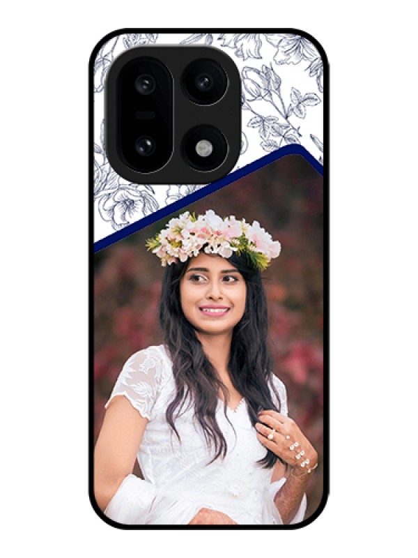 Custom OnePlus 15 5G Custom Glass Phone Case - Classy Floral Design