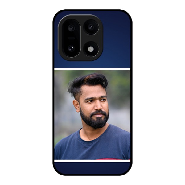 OnePlus 15 5G Custom Glass Phone Case - Simple Royal Blue Design OnePlus 15 5G Custom Glass Phone Case - Simple Royal Blue Design