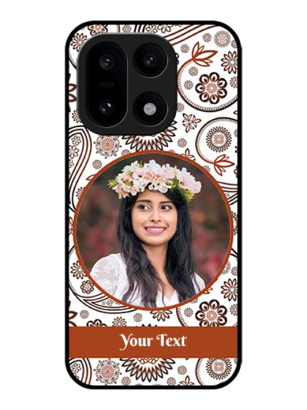 Custom OnePlus 15 5G Custom Glass Phone Case - Abstract Flower Design