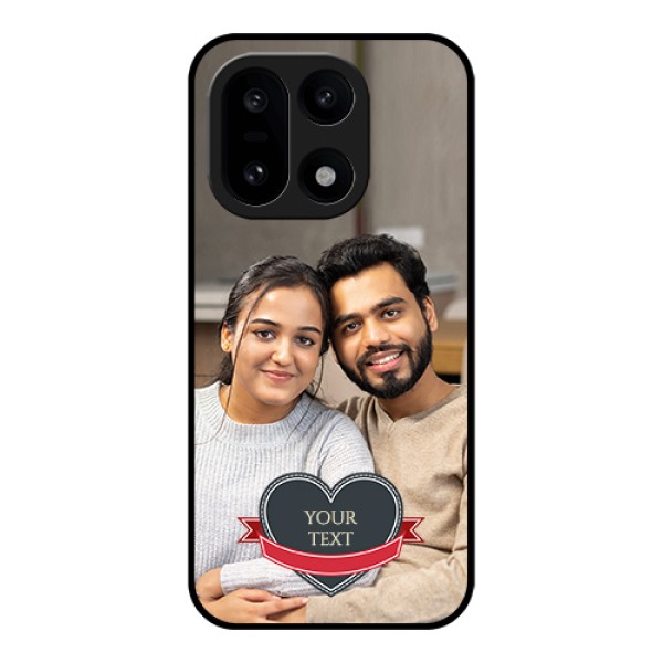 OnePlus 15 5G Custom Glass Phone Case - Just Married Couple Design