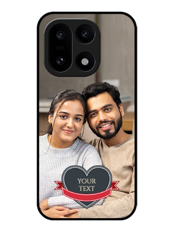 Custom OnePlus 15 5G Custom Glass Phone Case - Just Married Couple Design