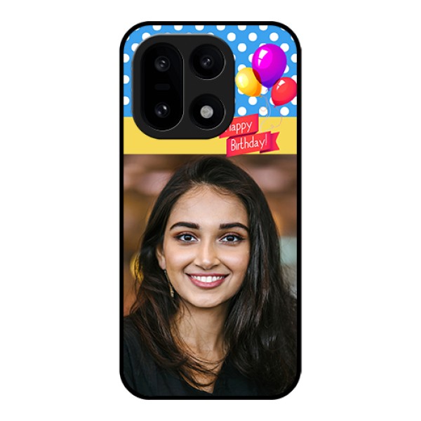 OnePlus 15 5G Custom Glass Phone Case - Happy Birthday Design