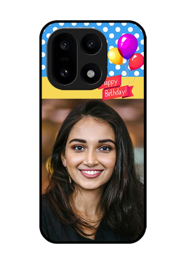 OnePlus 15 5G Custom Glass Phone Case - Happy Birthday Design