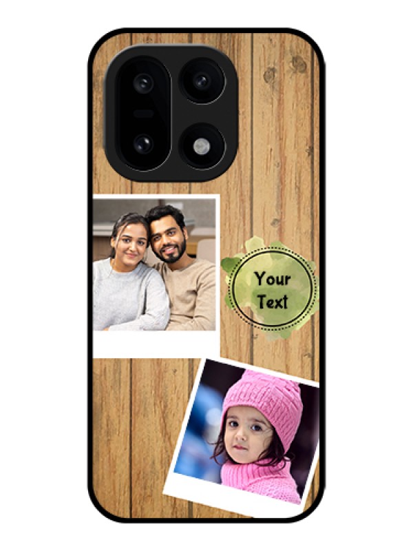 Custom OnePlus 15 5G Custom Glass Phone Case - Wooden Texture Design