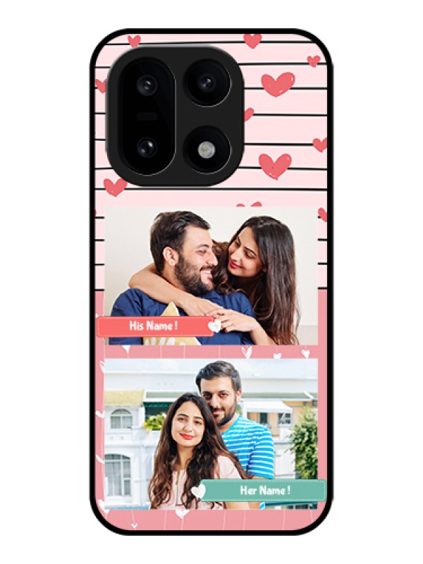 Custom OnePlus 15 5G Custom Glass Phone Case - Photo With Heart Design