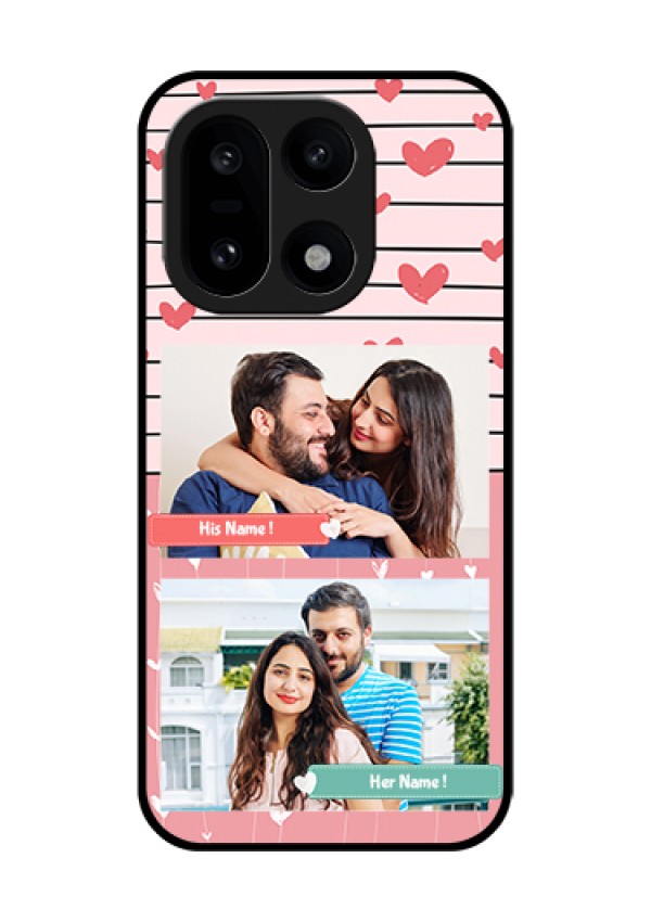 OnePlus 15 5G Custom Glass Phone Case - Photo With Heart Design
