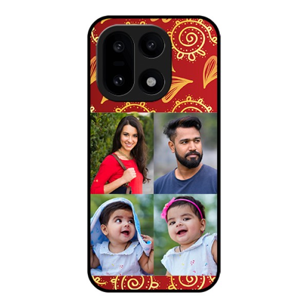 OnePlus 15 5G Custom Glass Phone Case - 4 Image Traditional Design