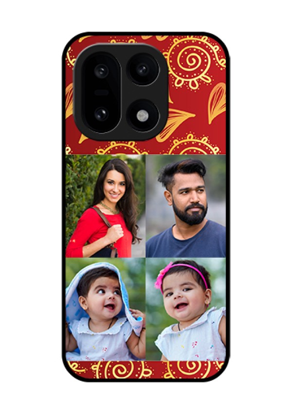 OnePlus 15 5G Custom Glass Phone Case - 4 Image Traditional Design