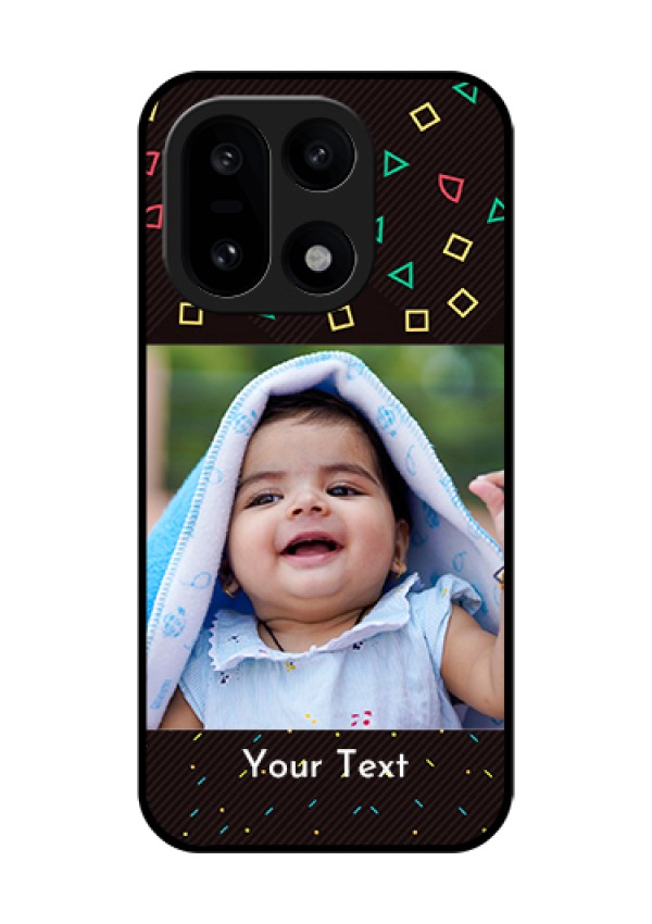 OnePlus 15 5G Custom Glass Phone Case - With Confetti Birthday Design