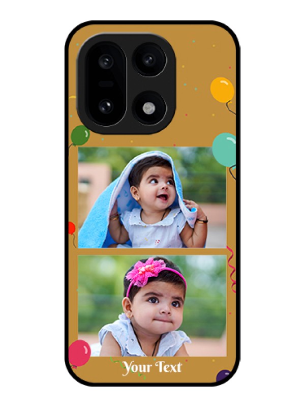 Custom OnePlus 15 5G Custom Glass Phone Case - Image Holder With Birthday Celebrations Design