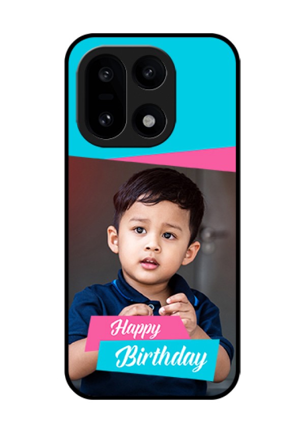 OnePlus 15 5G Custom Glass Phone Case - Image Holder With 2 Color Design