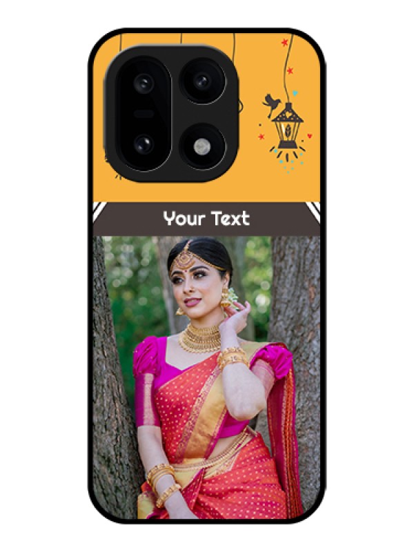 Custom OnePlus 15 5G Custom Glass Phone Case - With Family Picture And Icons