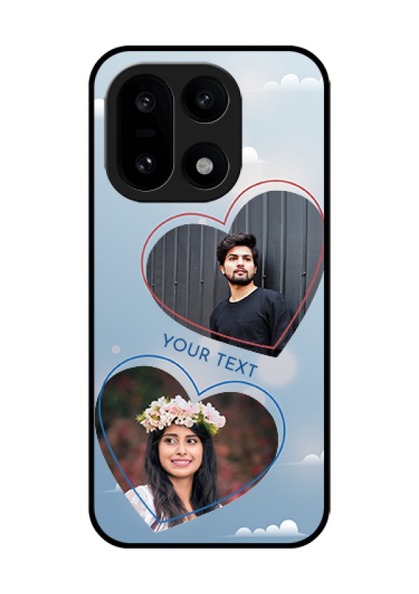 OnePlus 15 5G Custom Glass Phone Case - Blue Color Couple Design