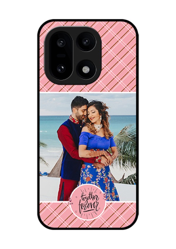 OnePlus 15 5G Custom Glass Phone Case - Together Forever Design