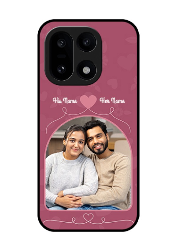 OnePlus 15 5G Custom Glass Phone Case - Love Floral Design