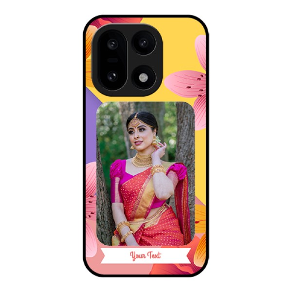 OnePlus 15 5G Custom Glass Phone Case - 3 Image With Vintage Floral Design OnePlus 15 5G Custom Glass Phone Case - 3 Image With Vintage Floral Design