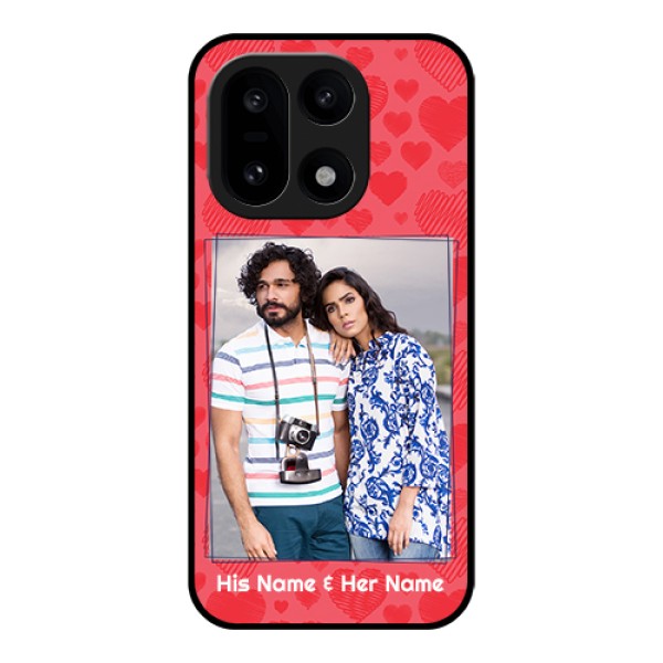 OnePlus 15 5G Custom Glass Phone Case - With Red Heart Symbols Design OnePlus 15 5G Custom Glass Phone Case - With Red Heart Symbols Design