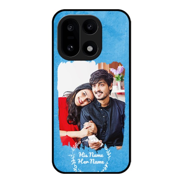 OnePlus 15 5G Custom Glass Phone Case - Blue Color Vintage Design OnePlus 15 5G Custom Glass Phone Case - Blue Color Vintage Design