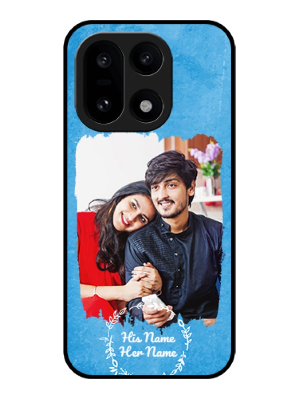 Custom OnePlus 15 5G Custom Glass Phone Case - Blue Color Vintage Design