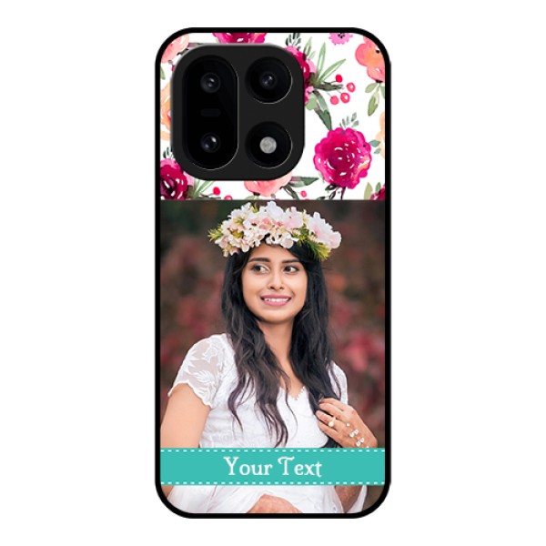 OnePlus 15 5G Custom Glass Phone Case - Water Colors Floral Design OnePlus 15 5G Custom Glass Phone Case - Water Colors Floral Design