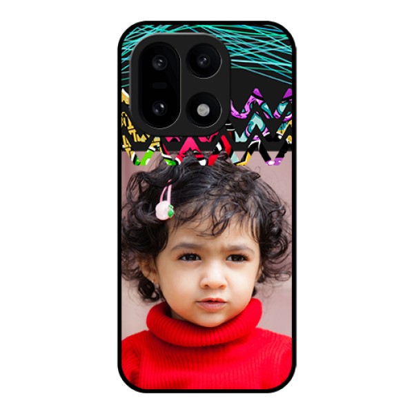 OnePlus 15 5G Custom Glass Phone Case - Neon Abstract Design
