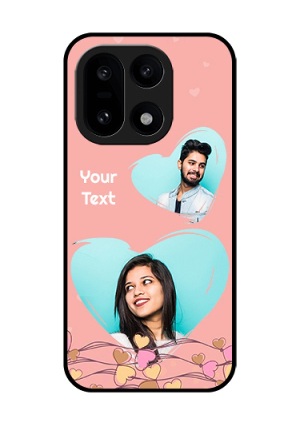OnePlus 15 5G Custom Glass Phone Case - Love Doodle Design