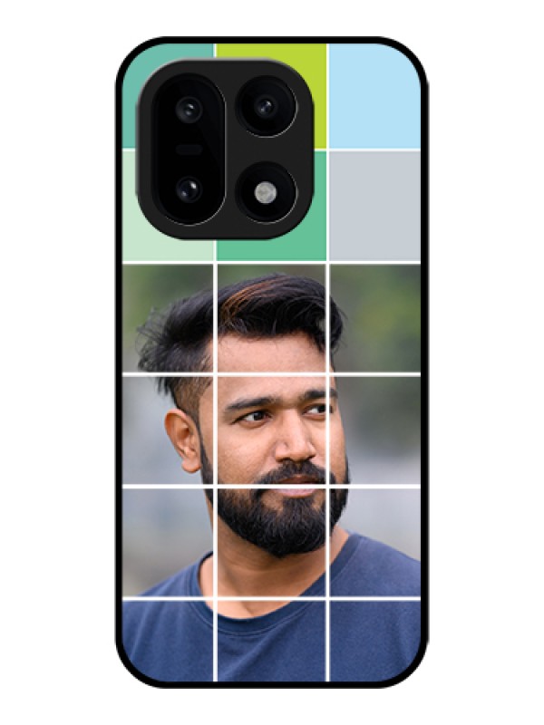 Custom OnePlus 15 5G Custom Glass Phone Case - With White Box Pattern