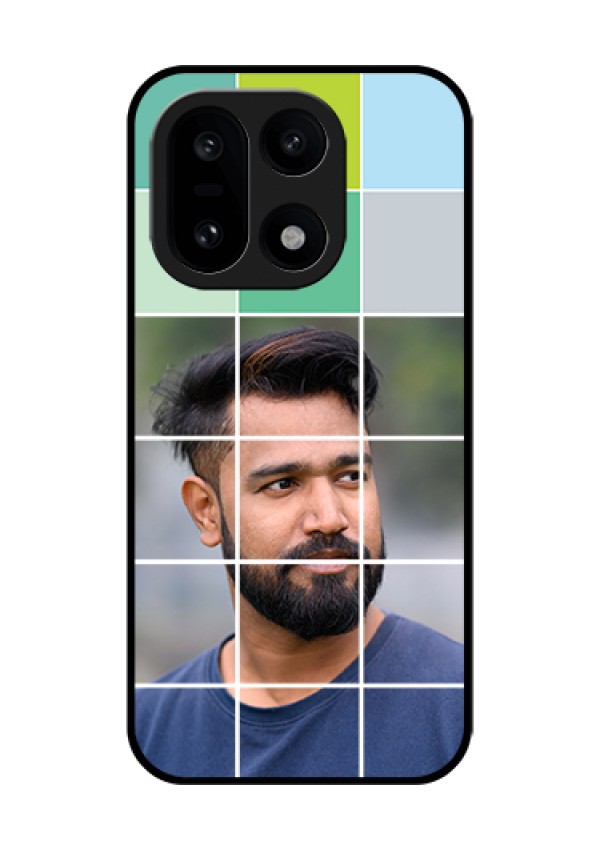 OnePlus 15 5G Custom Glass Phone Case - With White Box Pattern