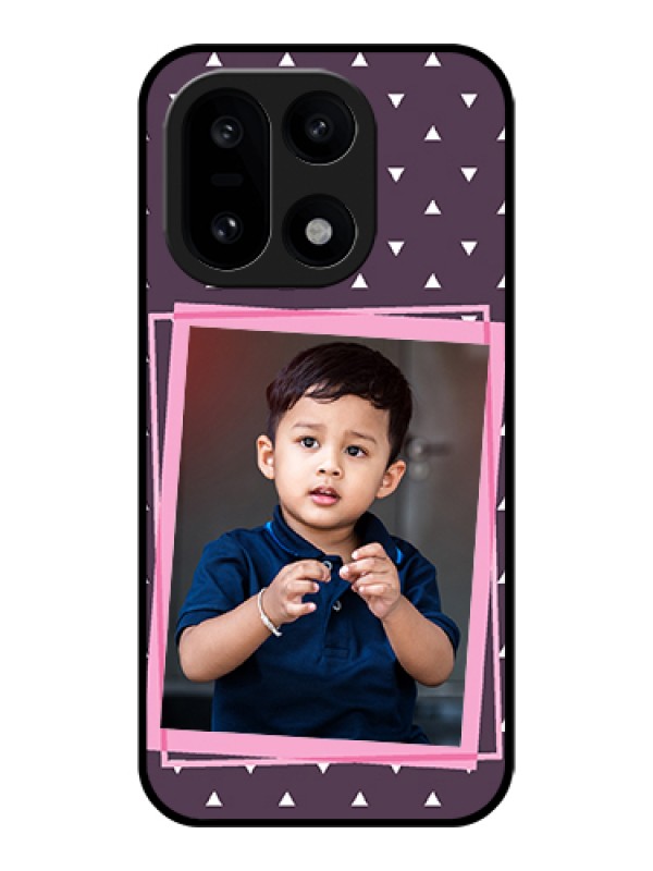 Custom OnePlus 15 5G Custom Glass Phone Case - Triangle Pattern Dotted Design