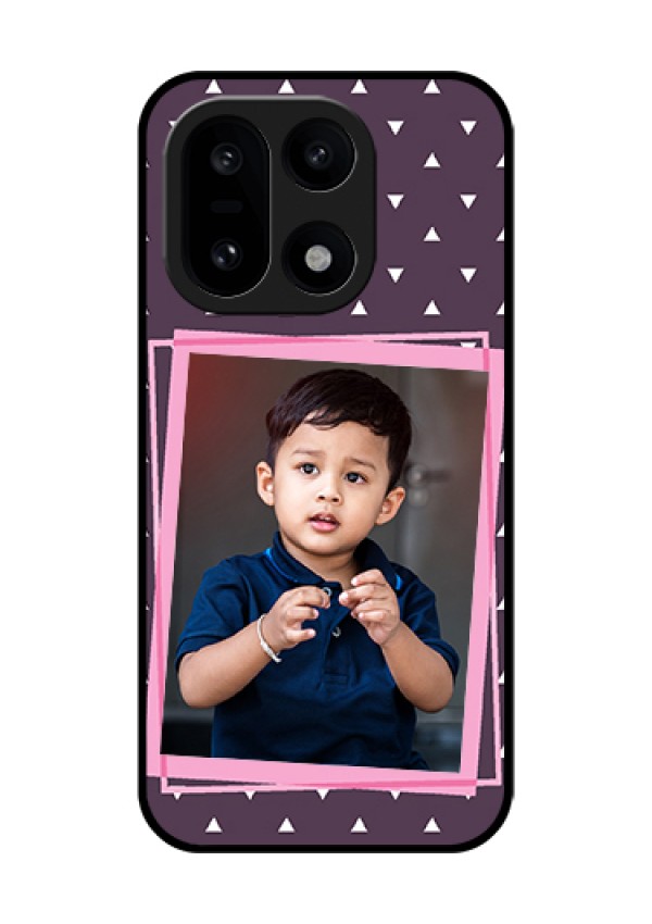 OnePlus 15 5G Custom Glass Phone Case - Triangle Pattern Dotted Design
