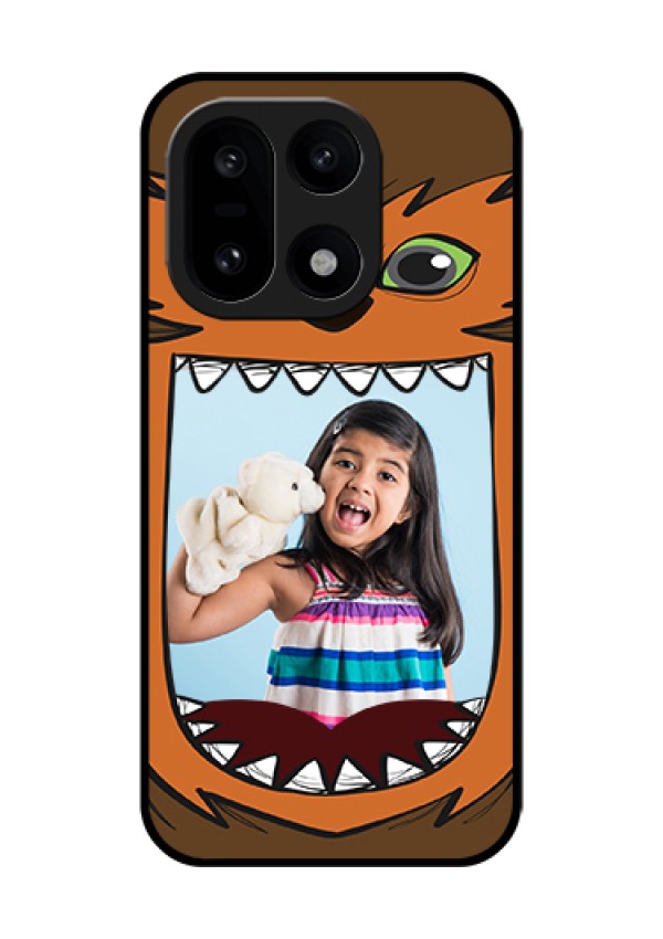 OnePlus 15 5G Custom Glass Phone Case - Owl Monster Back Case Design