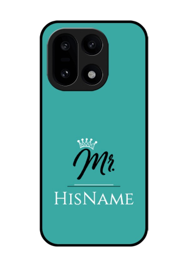 OnePlus 15 5G Custom Glass Phone Case - Mr With Name Design