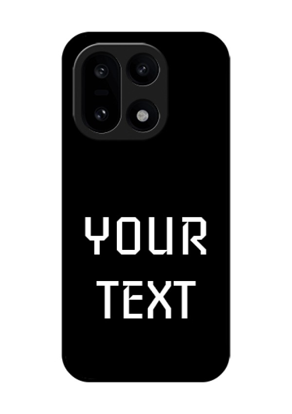 OnePlus 15 5G Custom Glass Phone Case - Your Name Design