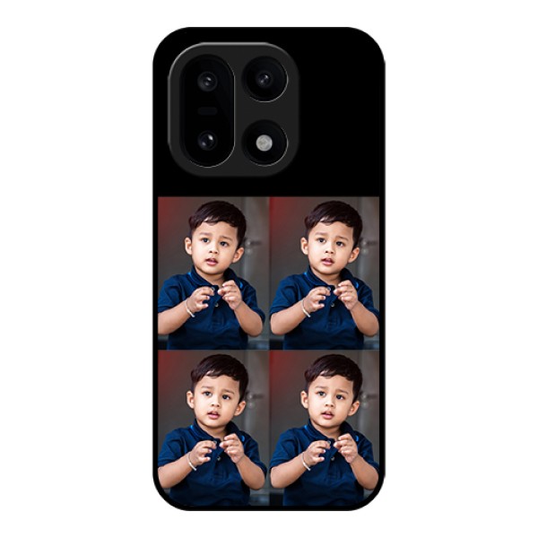 OnePlus 15 5G Custom Glass Phone Case - 4 Image Holder Design OnePlus 15 5G Custom Glass Phone Case - 4 Image Holder Design
