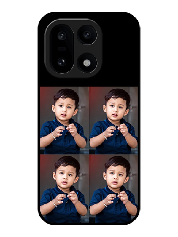 Custom OnePlus 15 5G Custom Glass Phone Case - 4 Image Holder Design