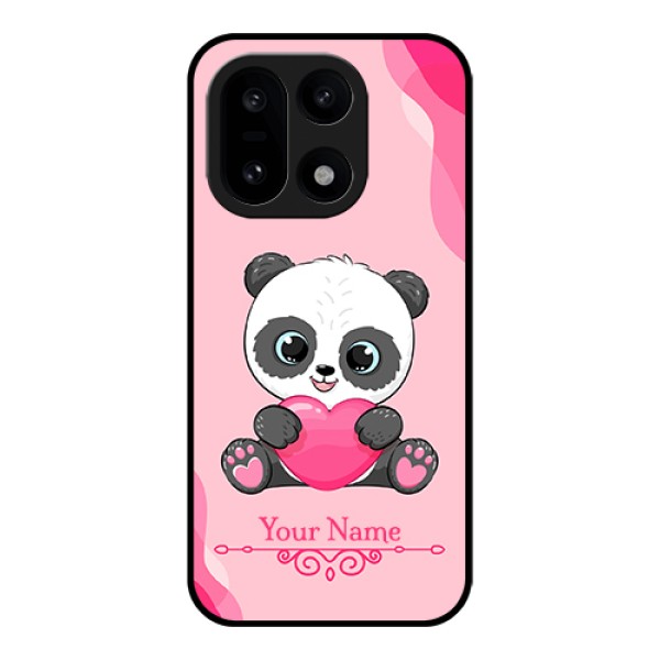 OnePlus 15 5G Custom Glass Phone Case - Cute Panda Design