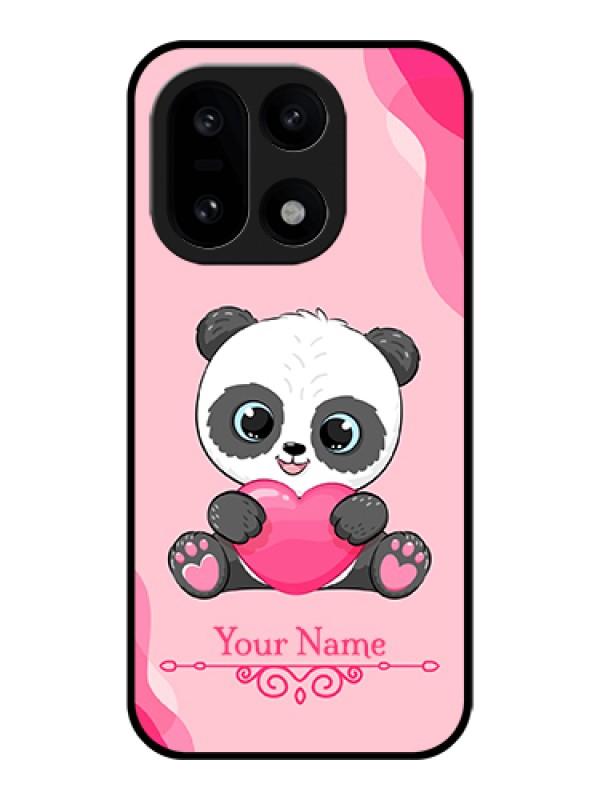 Custom OnePlus 15 5G Custom Glass Phone Case - Cute Panda Design