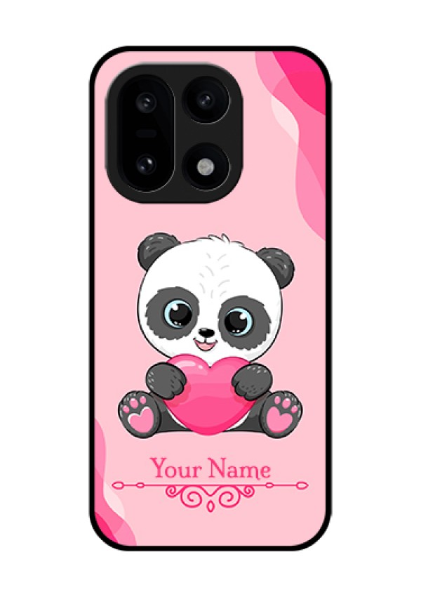 OnePlus 15 5G Custom Glass Phone Case - Cute Panda Design